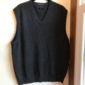 Club Room Estate Cashmere Gray Sweater Vest